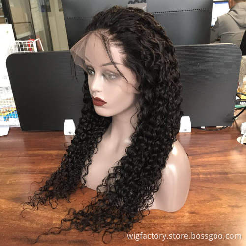 Bianfa 13*4 Jerry Curl Human Lace Wig, Curly Human Wig Brazilian,Lace Wig 100% Human Hair Wigs Pre Plucked For Black Women
